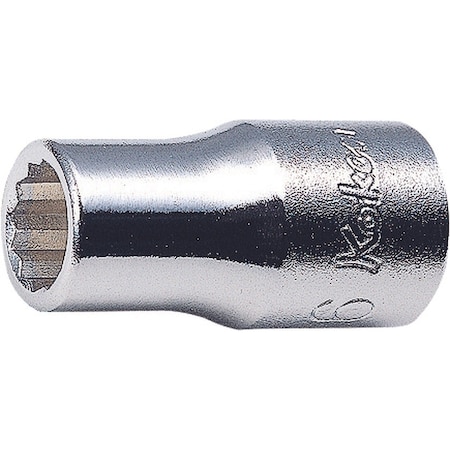 Ko-Ken Socket 9/32 12 Point 22mm 1/4 Sq. Drive 2405A-9/32